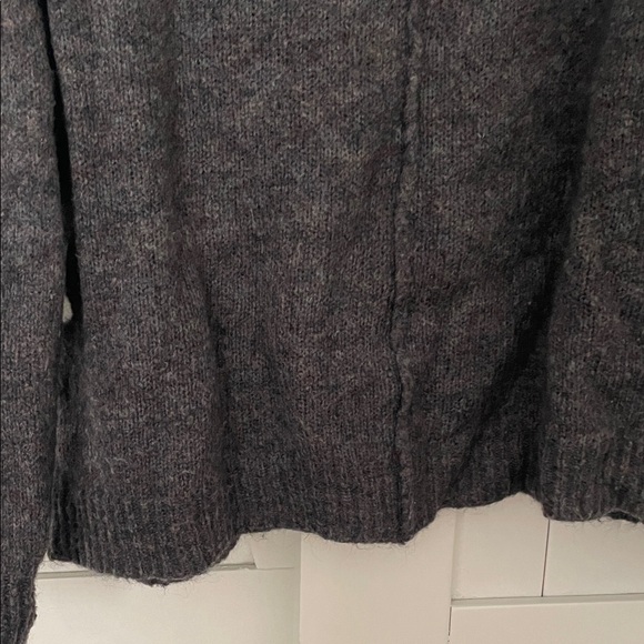 Isabel Marant Etoile Distressed Gray Sweater 38 Fits MEDIUM - Picture 9 of 9